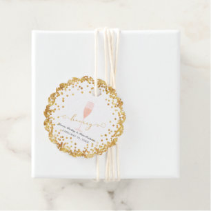 Étiquettes Cadeau Salut ! Bachelorette Fiançailles Brunch