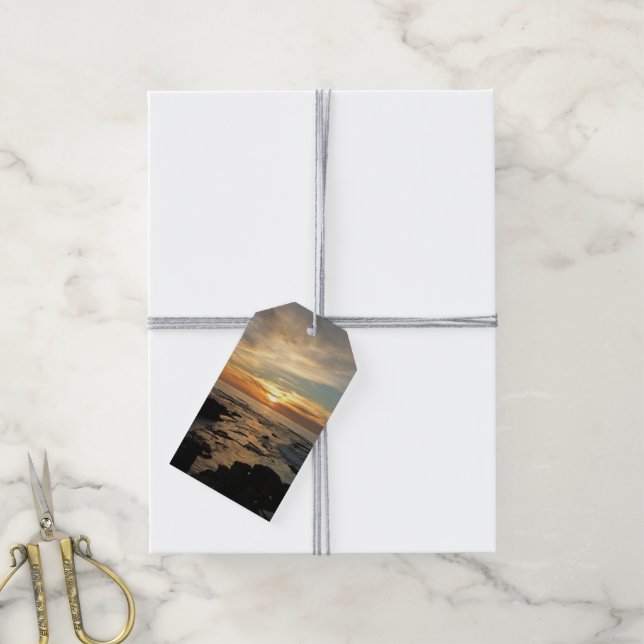 Étiquettes-cadeau San Diego Sunset (Avec de la ficelle)