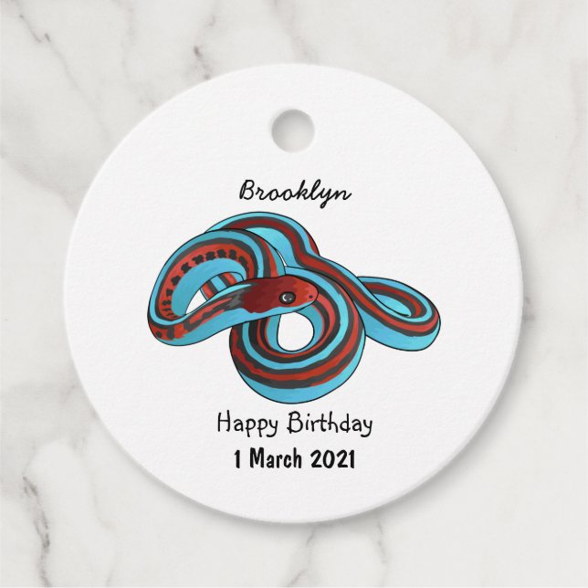 Étiquettes Cadeau San Francisco garter snake (Devant)