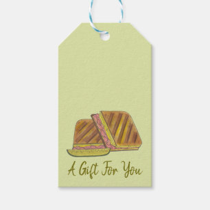 Étiquettes-cadeau Sandwich Cubain Ham Pork Fromage Suisse Cadeau Pou
