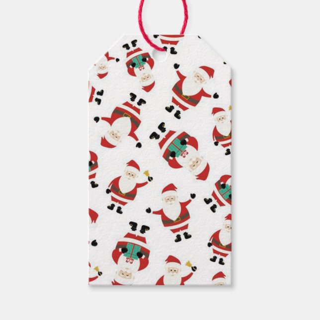 Étiquettes-cadeau Santa Claus (Devant)