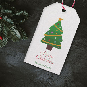 Étiquettes-cadeau Sapin de Noël