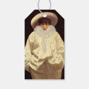Étiquettes-cadeau Sarah Bernhardt en Pierrot
