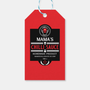 Étiquettes-cadeau Sauce chili maison