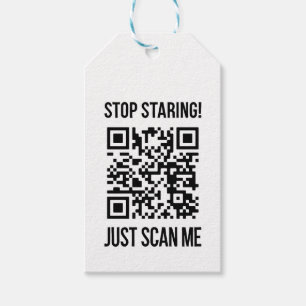 Étiquettes-cadeau Scan Me QR Code : Choisissez la gentillesse chaque