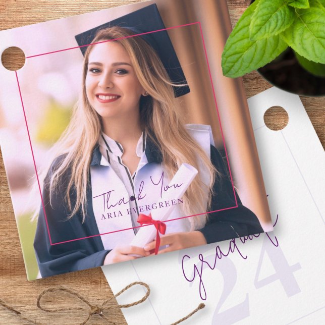 Étiquettes Cadeau Sceau de l'enveloppe photo design moderne (Créateur téléchargé)