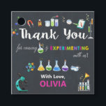 Étiquettes Cadeau Science fête d'anniversaire fille Merci<br><div class="desc">Personnalisez cette magnifique partie scientifique merci tags avec vos détails facilement et rapidement,  appuyez simplement sur le bouton customiser pour réorganiser et formater le style et le placement du texte. Idéal pour TOUT ÂGE ! Objets correspondants disponibles en magasin.</div>