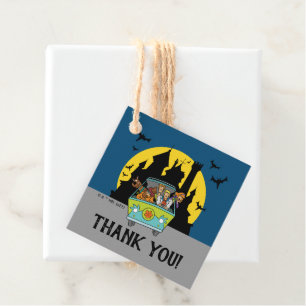 Étiquettes Cadeau Scooby-Doo Spooktacular Birthday Merci