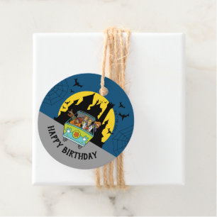 Étiquettes Cadeau Scooby Doo Spooktacular Halloween Anniversaire