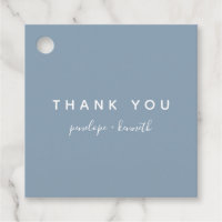 Script minimaliste Mariage moderne | Dusty Blue