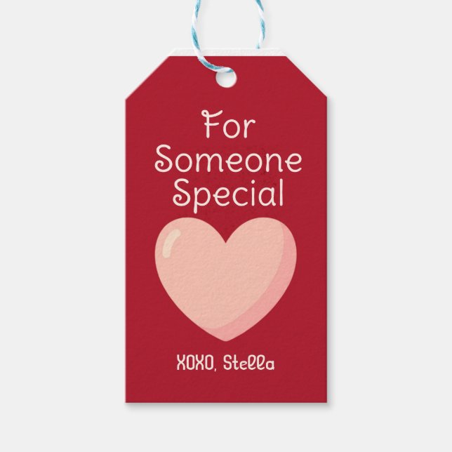 Étiquettes-cadeau Sending You Love Valentine Gift Tag  (Devant)