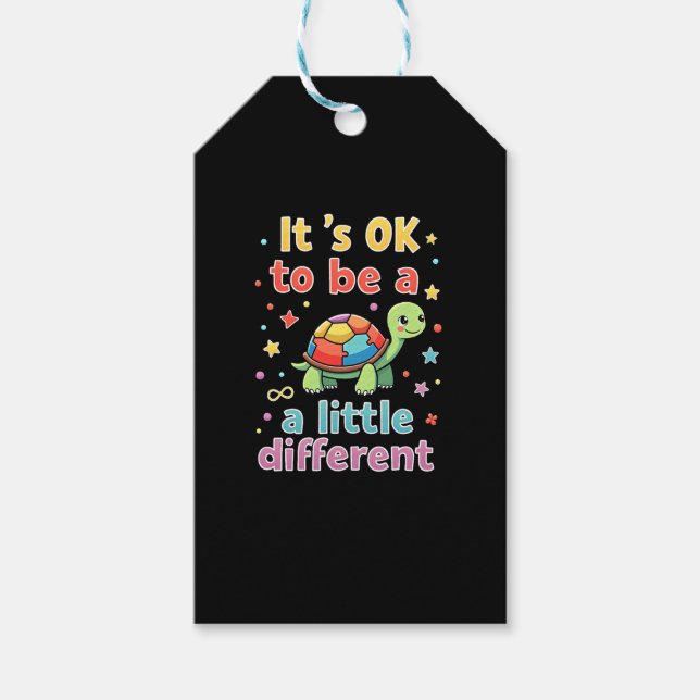 Étiquettes-cadeau Sensibilisation sur l'autisme C'est bon d'être un  (Devant)