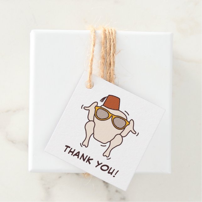 Étiquettes Cadeau Série T.V. Friends | Friendsgiving Party (En situation)