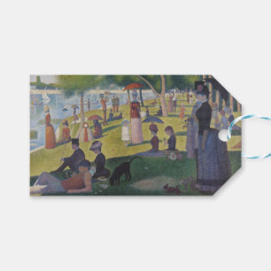 Étiquettes-cadeau Seurat dimanche La Grande Jatte Beaux-Arts