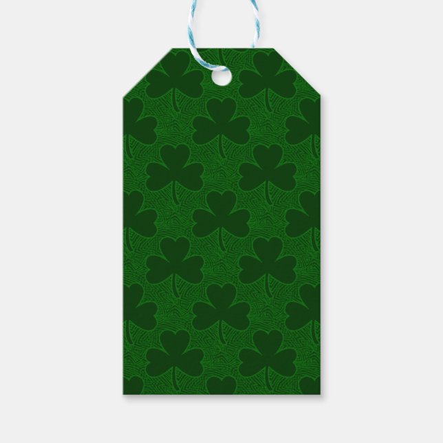 Étiquettes-cadeau Shamrock (Devant)