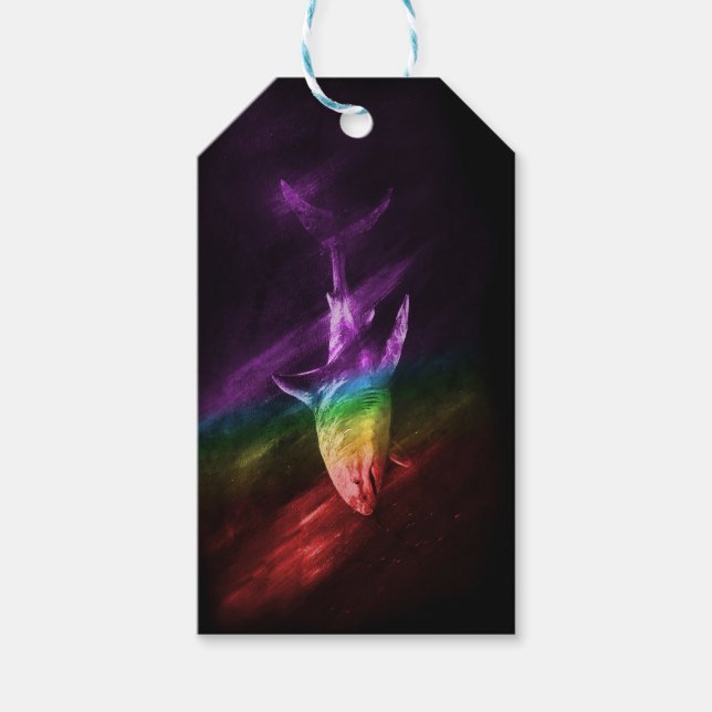 Étiquettes-cadeau Shark Pride (Devant)