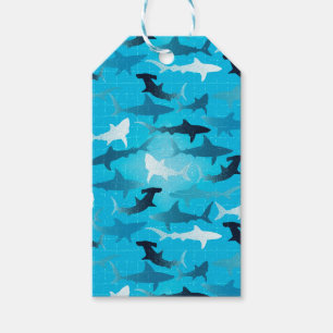 Étiquettes-cadeau Sharks !