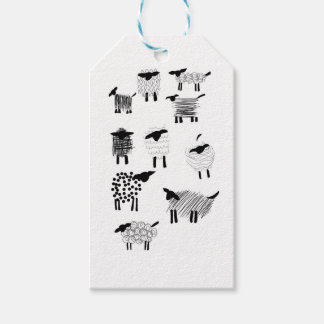 Étiquettes-cadeau Sheep doodles