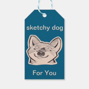 Étiquettes-cadeau Shiba