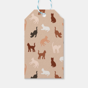 Étiquettes-cadeau Silhouette de chat