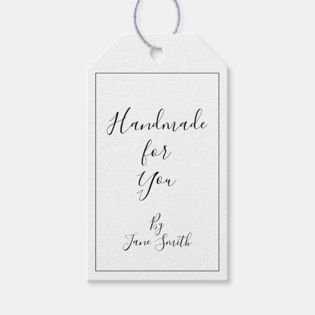 Étiquettes-cadeau Simple à faire main pour vous (Devant)