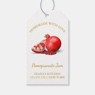 Étiquettes-cadeau Simple confiture de grenade maison Hang Tag l Blan