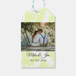 Étiquettes-cadeau simple couleur minime photo SPARKLE ENREGISTRER LE