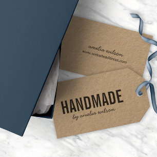 Étiquettes-cadeau Simple Design Rustique Artisanat