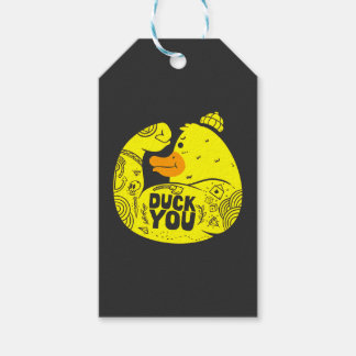 Étiquettes-cadeau Simple Duck you