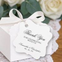 Simple Élégance Merci Mariage
