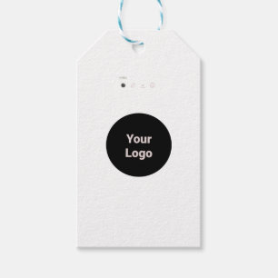 Étiquettes-cadeau Simple minimal elegant custom logo here company