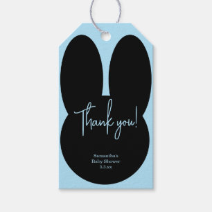 Étiquettes-cadeau Simple Remerciement pour baby shower Lapin