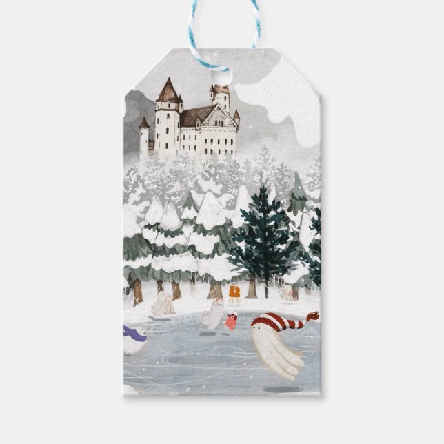 Étiquettes-cadeau Skating Away (Devant)