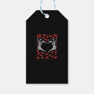 Étiquettes-cadeau Skeleton Coeur main Valentines Jour Drôle Classiqu
