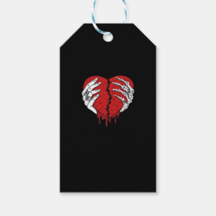 Étiquettes-cadeau Skeleton Hands Hearts Classic Trending