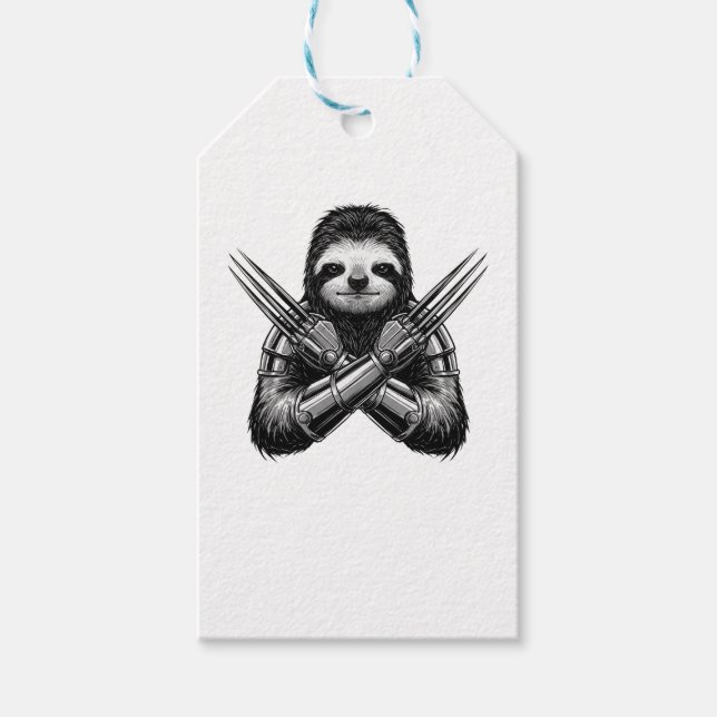 Étiquettes-cadeau Sloth Slotherine Halloween (Devant)