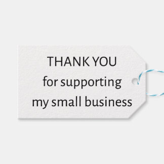 Étiquettes-cadeau Small Business Thank You Gift Tag | Packaging Tag