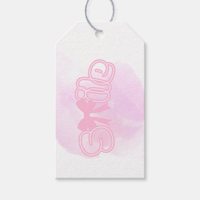 Étiquettes-cadeau Smile tag (Devant)