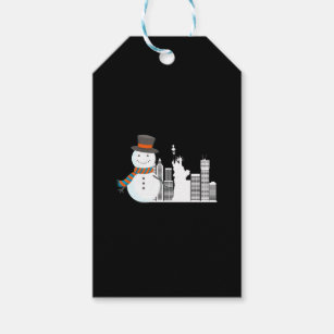 Étiquettes-cadeau Snowman