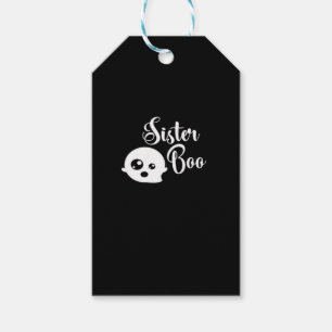 Étiquettes-cadeau Soeur Boo Halloween