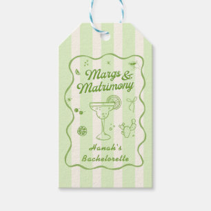 Étiquettes-cadeau Soirée de célibataire sur le thème de la Margarita
