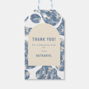 Étiquettes-cadeau Soldat de camouflage Armée anniversaire merci tag