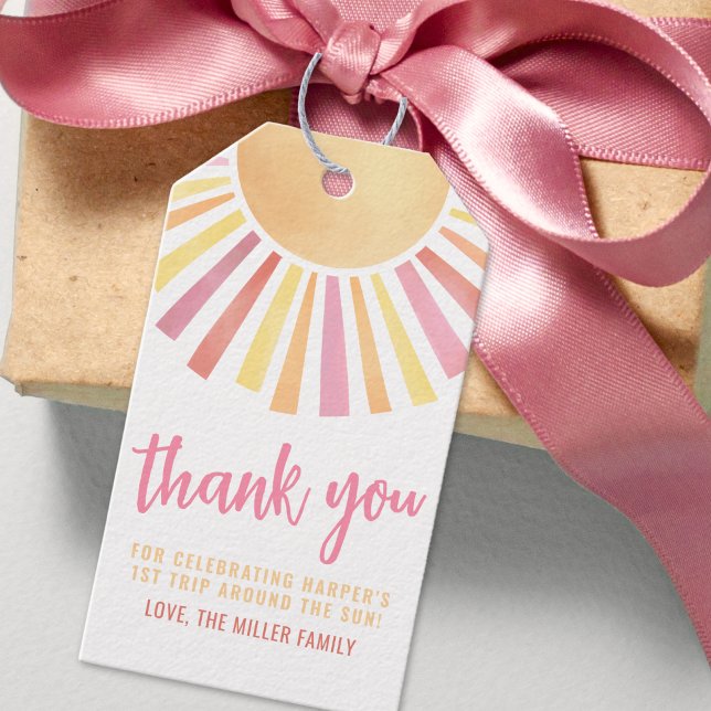 Étiquettes-cadeau Soleil Jaune Soleil (Sunshine Yellow Sun Gift Tags
)