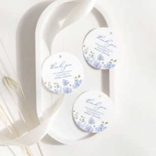 Étiquettes Cadeau Something Blue Before I Do Floral Baby Shower Mari