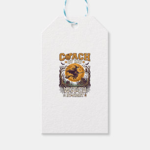 Étiquettes-cadeau Sorcière de jour de coach nuit Haloween Lune volan