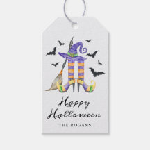 Sorcière d'Halloween jambes et chapeau