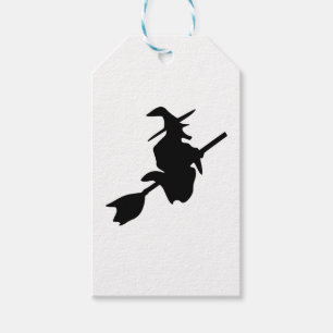 Étiquettes-cadeau sorcière halloween