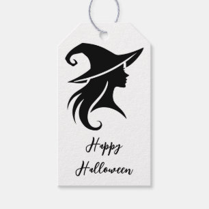Étiquettes-cadeau Sorcières Wiccans de la Sorcière Chapeau Noir Fête