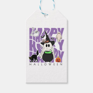 Étiquettes-cadeau Sortir Amusant   Bonne magie d'Halloween et méfait