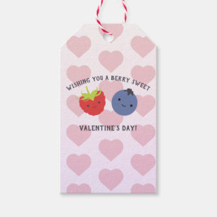 Étiquettes-cadeau Souhaitez-vous un Berry Sweet Valentine's Day